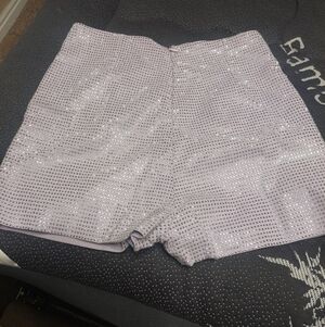 Lavender Rhinestone Women's Shorts